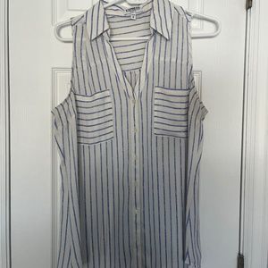 Express Striped Blouse- M